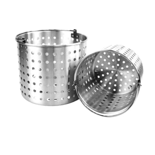 Perforated Aluminum Steamer Basket W1034