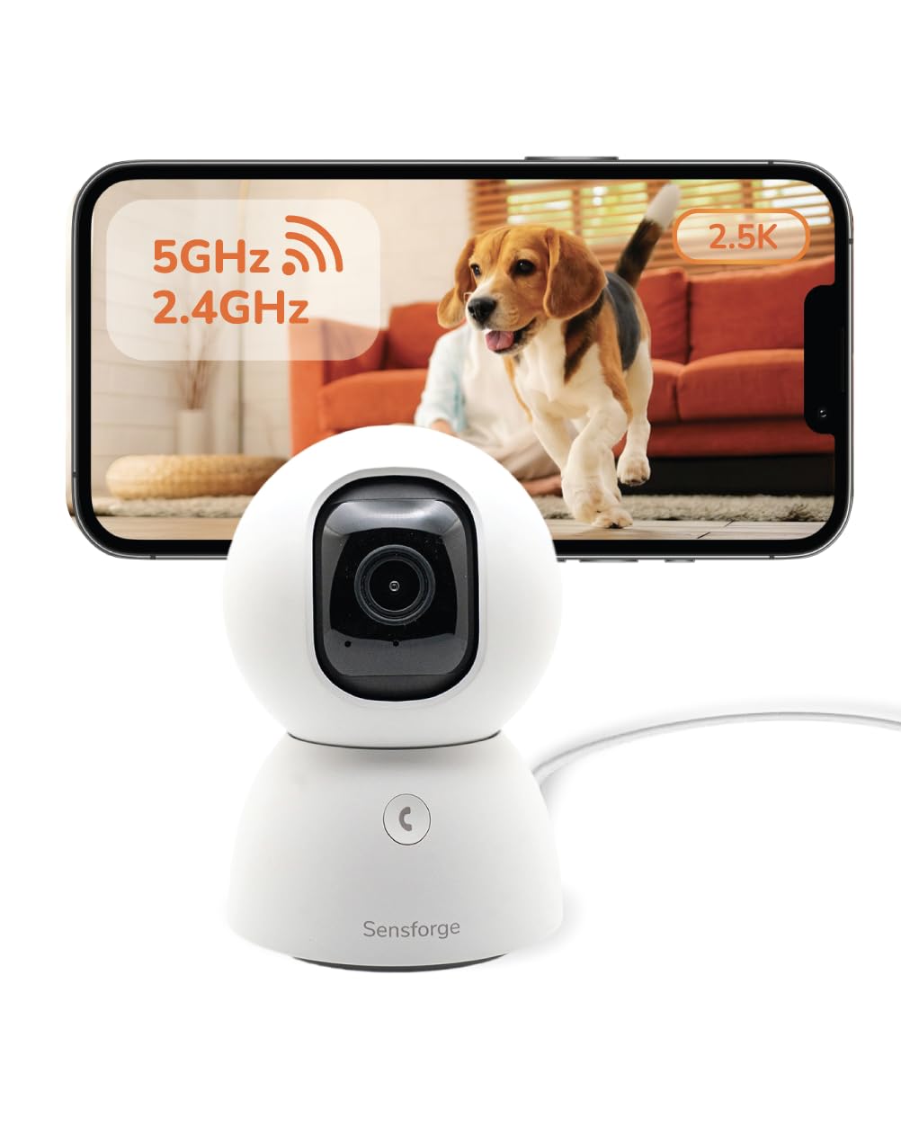 2.5K Indoor Pan-Tilt Security Camera X184