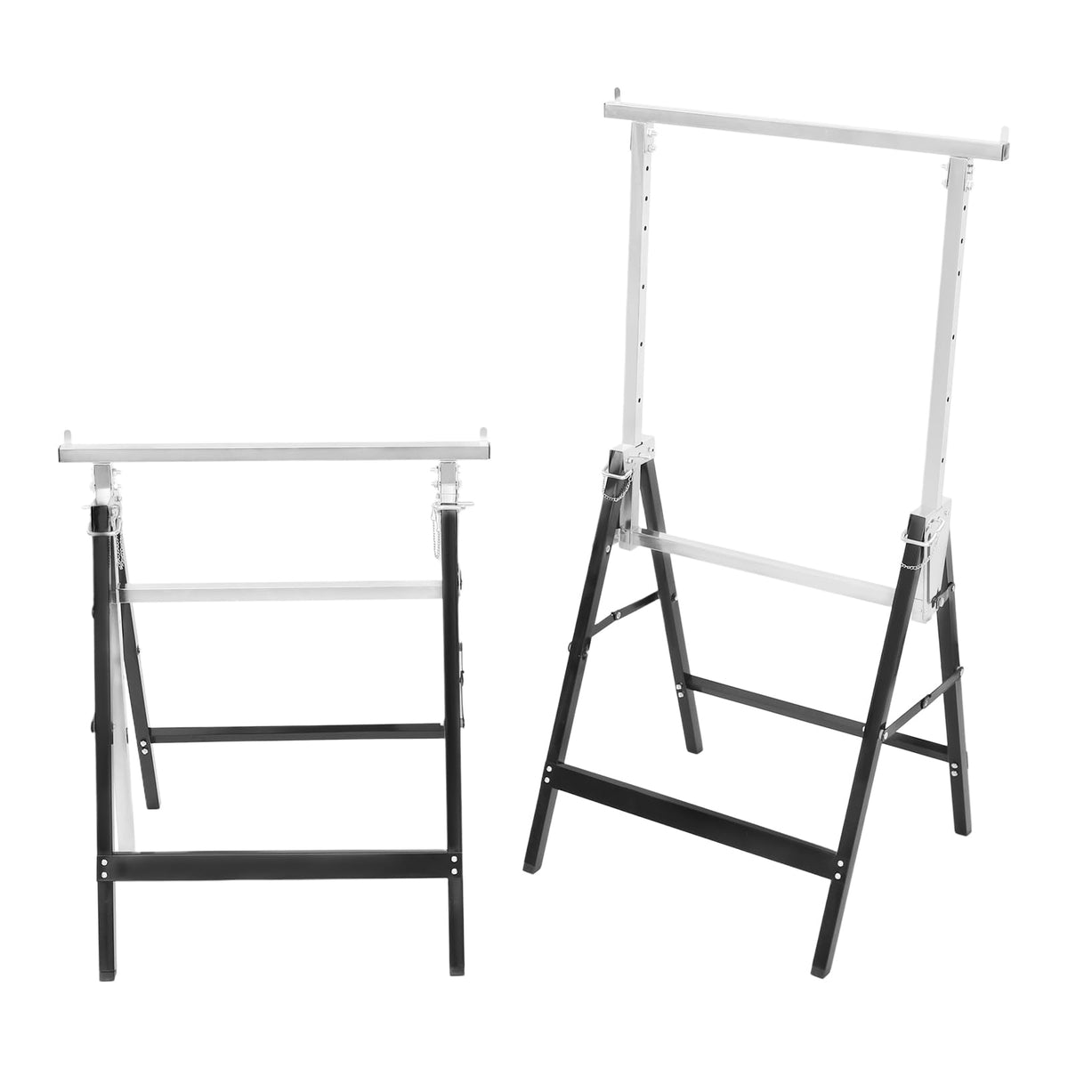 Foldable Steel 2 Pack Adjustable Height Saw Horses O93318