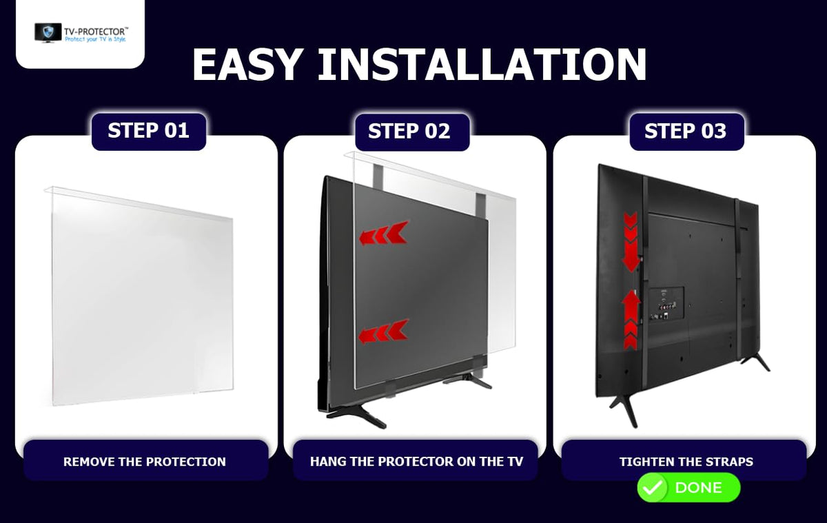 39-40 inch TV Screen Protector for LCD, LED, OLED and QLED 4K HDTV X38976