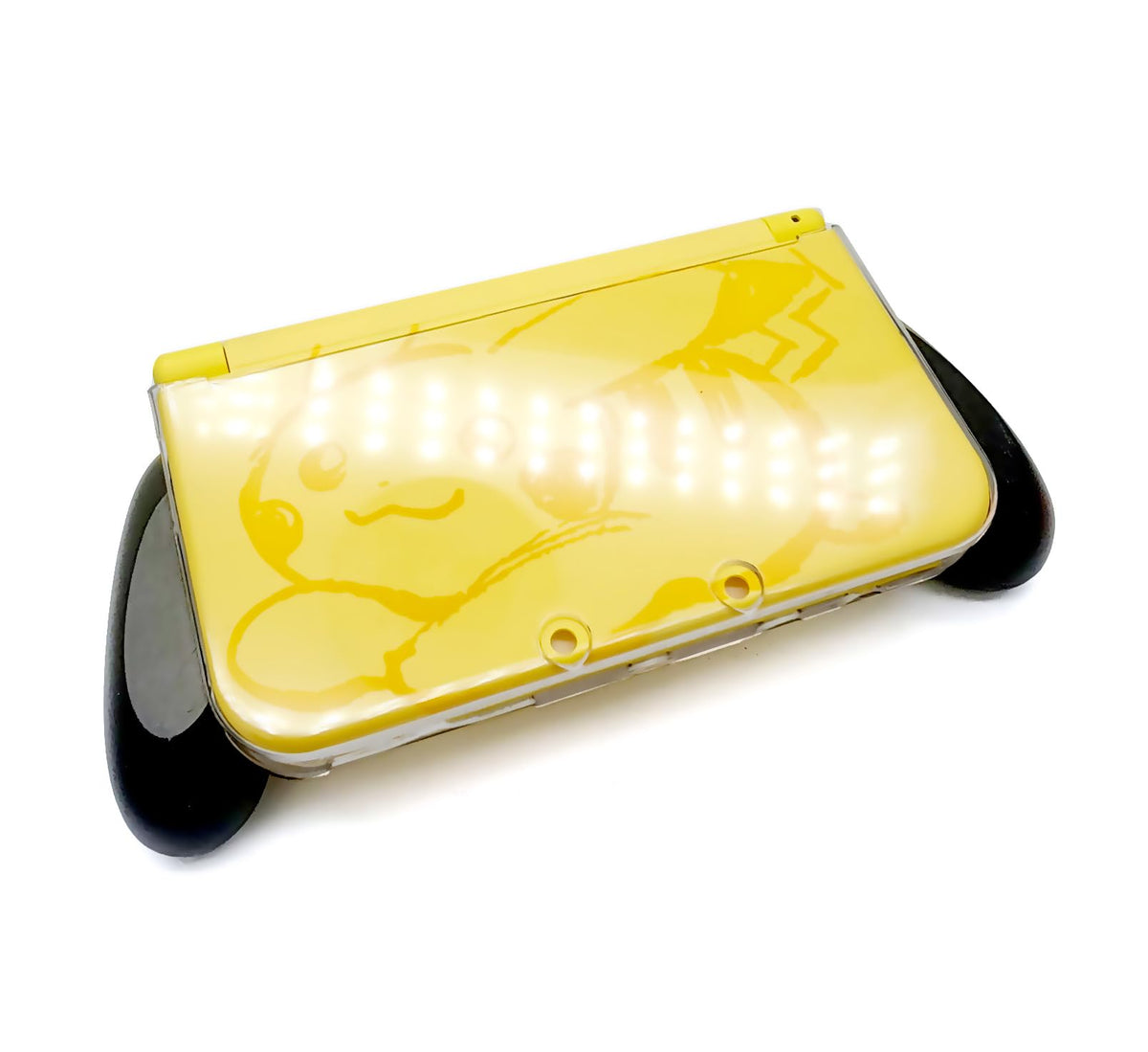Black Hand Grips + Protective Crystal Cover I2163