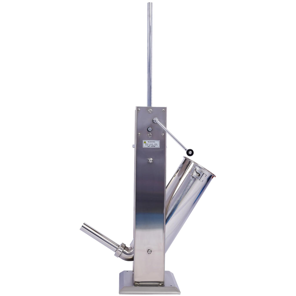 Stainless Steel Vertical Sausage Stuffer 15LB/7L with 4 Stuffing Tubes M972145