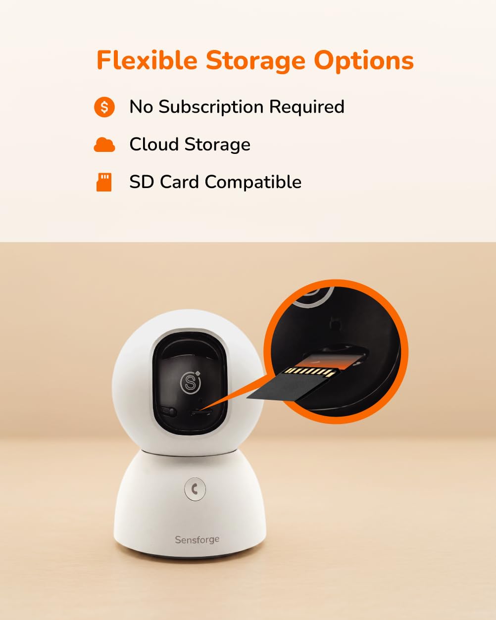 2.5K Indoor Pan-Tilt Security Camera X184