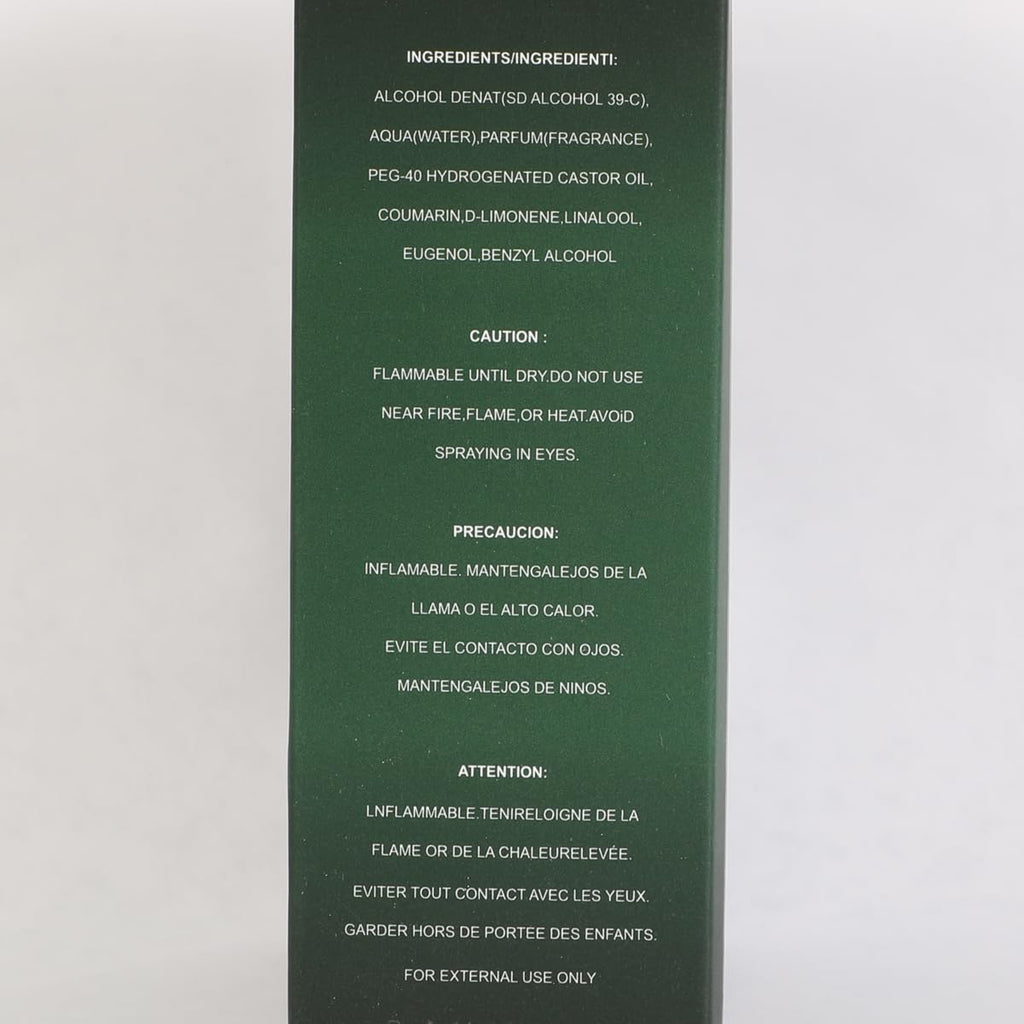 Green Woody Aromatic Eau de Toilette 100ml F8761