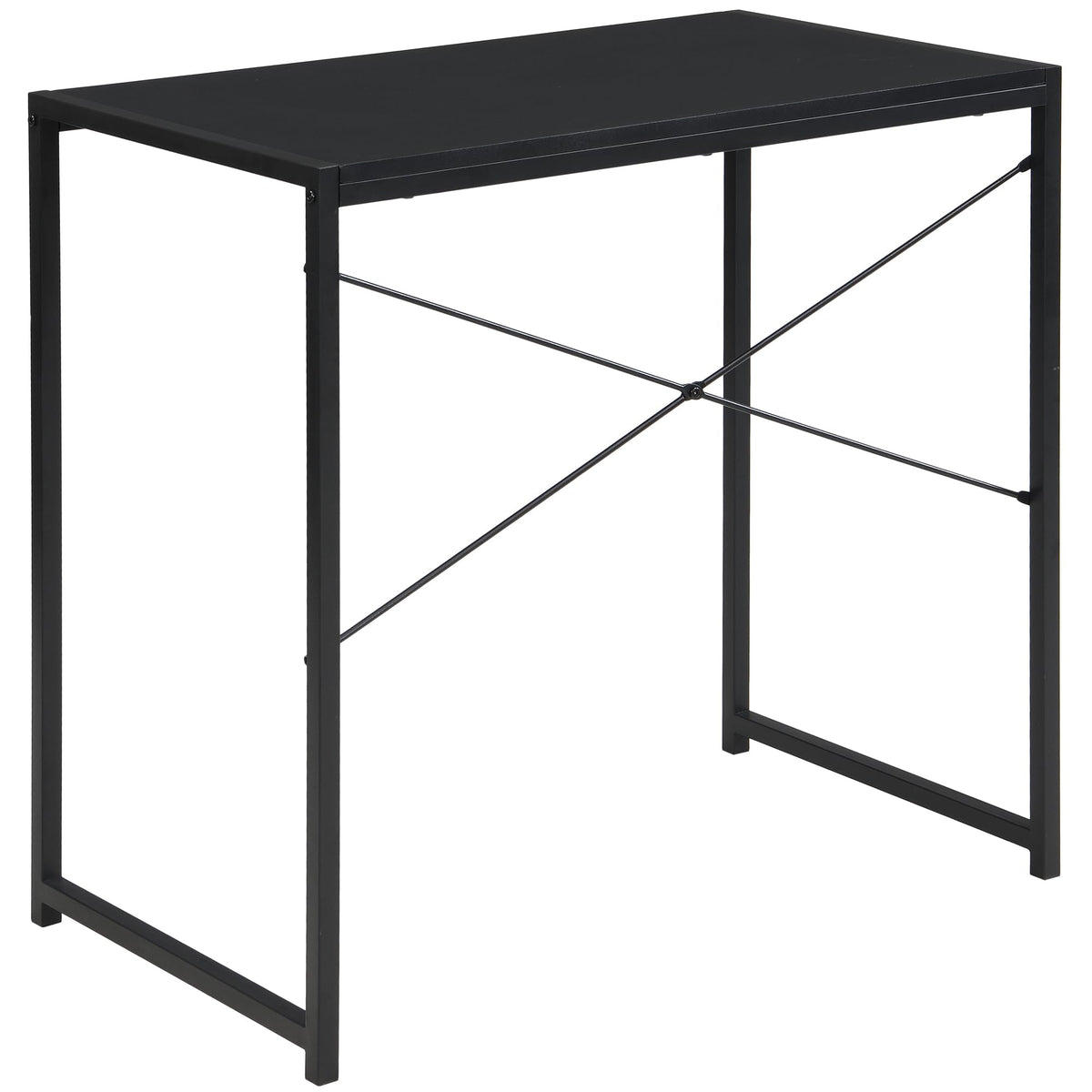 30 Inch Small Rectangular Computer Desk, Black T751894