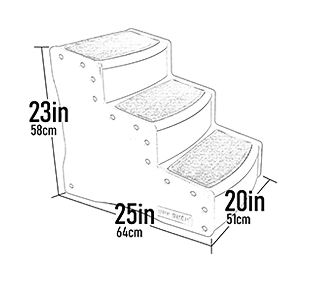 Extra Wide Pet Stairs J2292
