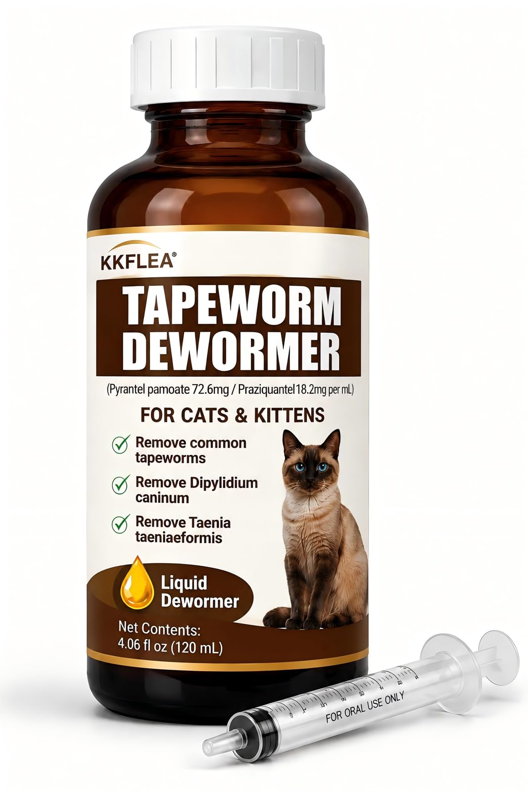 Liquid Cat Dewormer 120ml Q66979