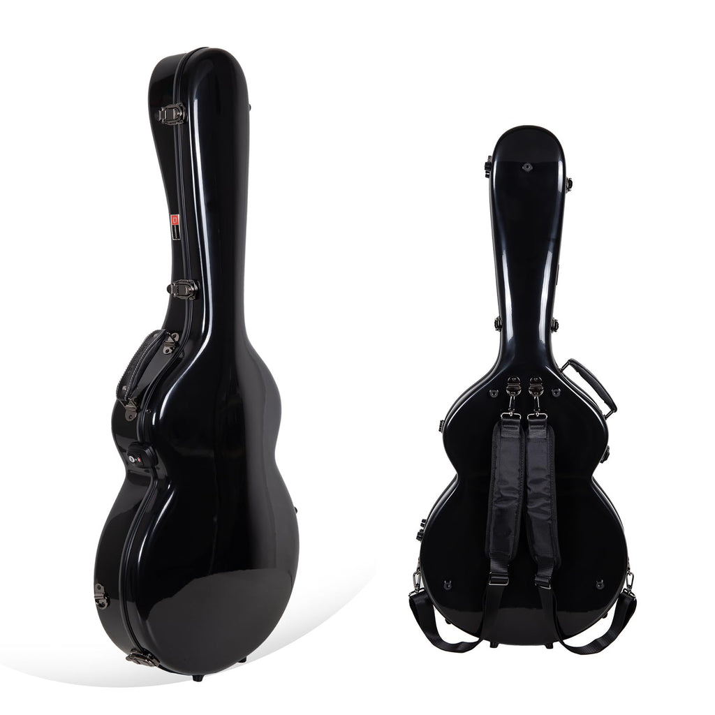 Black Fiberglass Semi-Hollow & Hollowbody Electric Guitar Case B646414