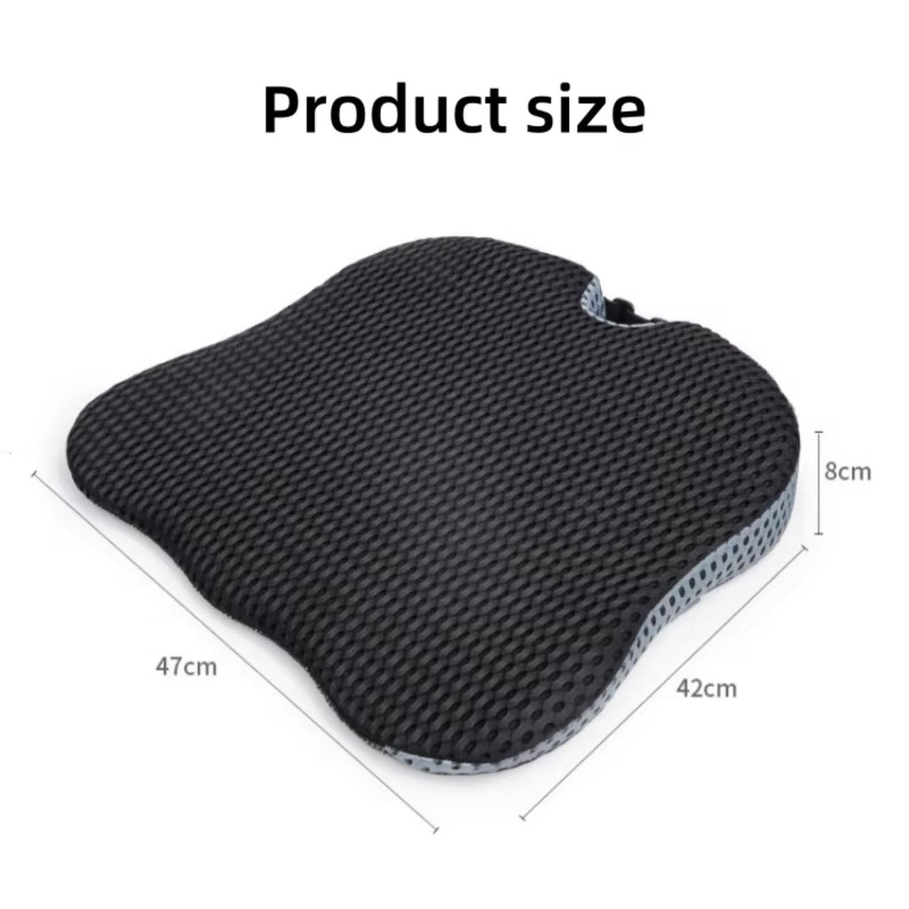 Grey Memory Foam Car Seat Booster Cushion J900564