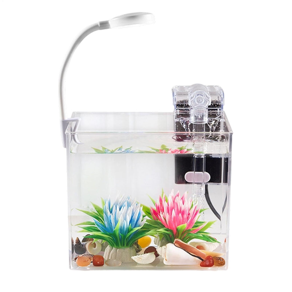 Small Aquarium with LED Lights W47971