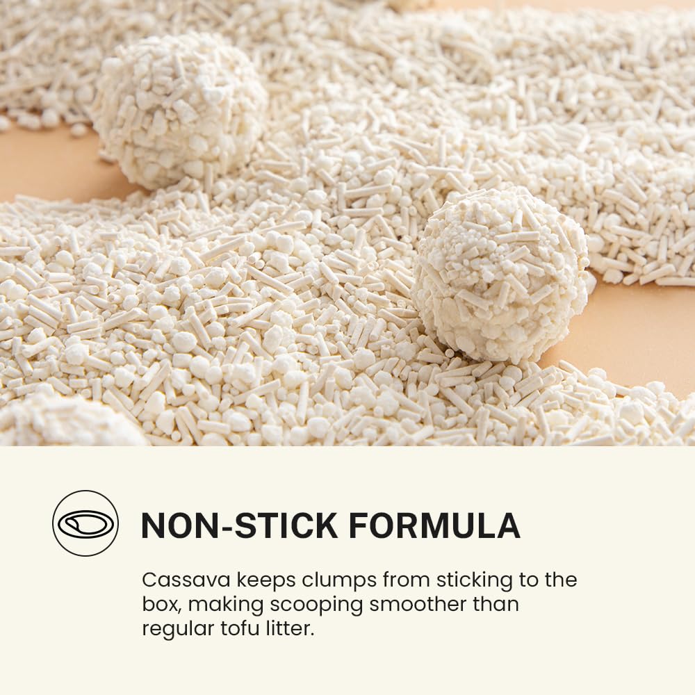 Tofu & Cassava Clumping Cat Litter, 11 lb F4138