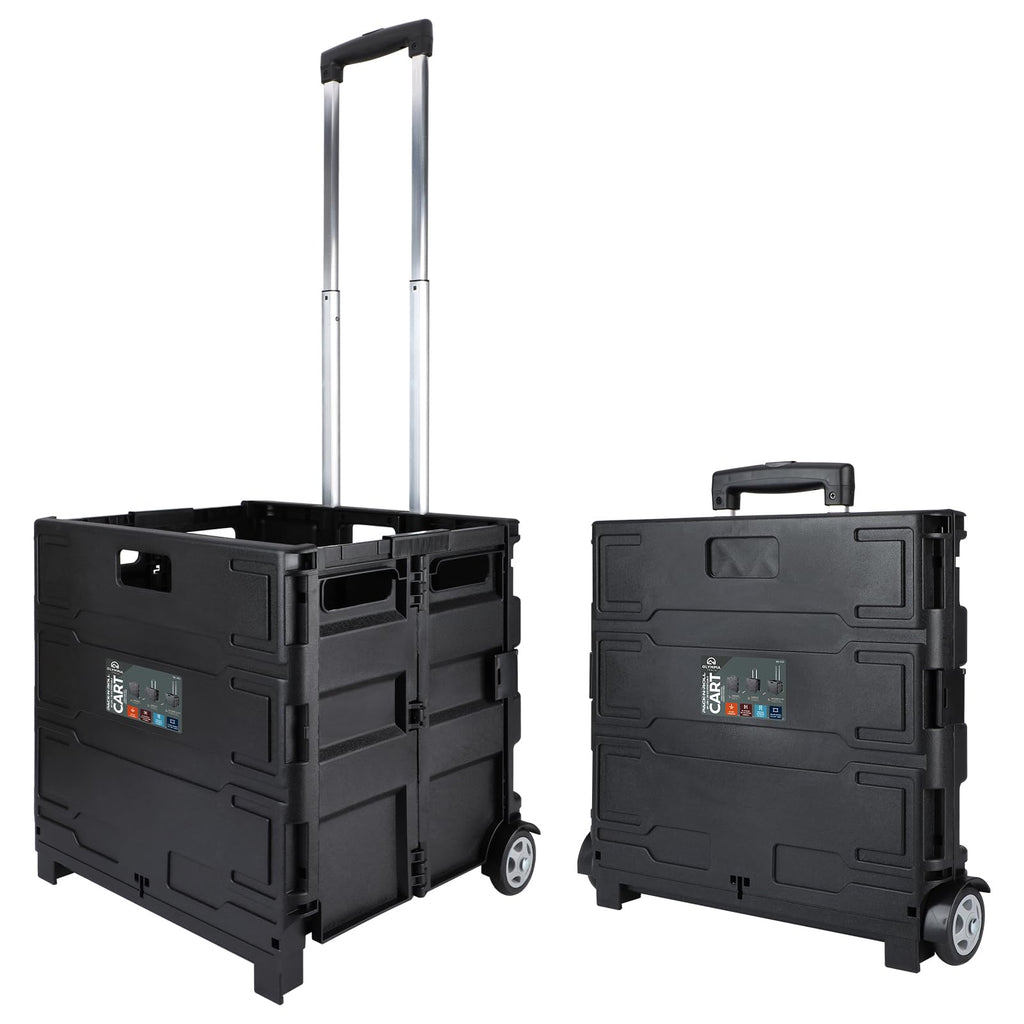 Portable Tools Carrier with Telescopic Handle, 80 Lb. Load Capacity, Black P646678