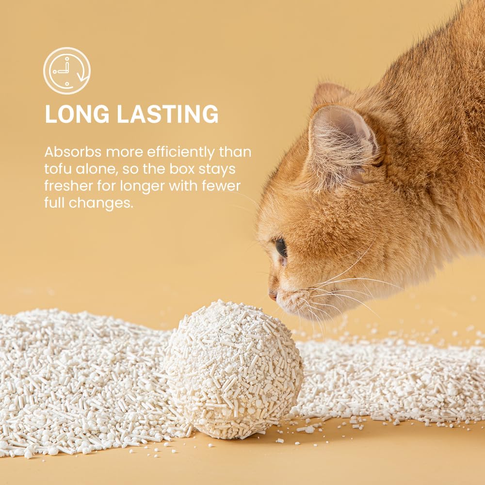 Tofu & Cassava Clumping Cat Litter, 11 lb F4138
