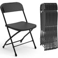 Plastic Folding Chairs Set of 10 X106