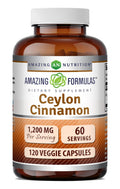 Ceylon Cinnamon 1200 Mg Vegetarian Capsules W1524