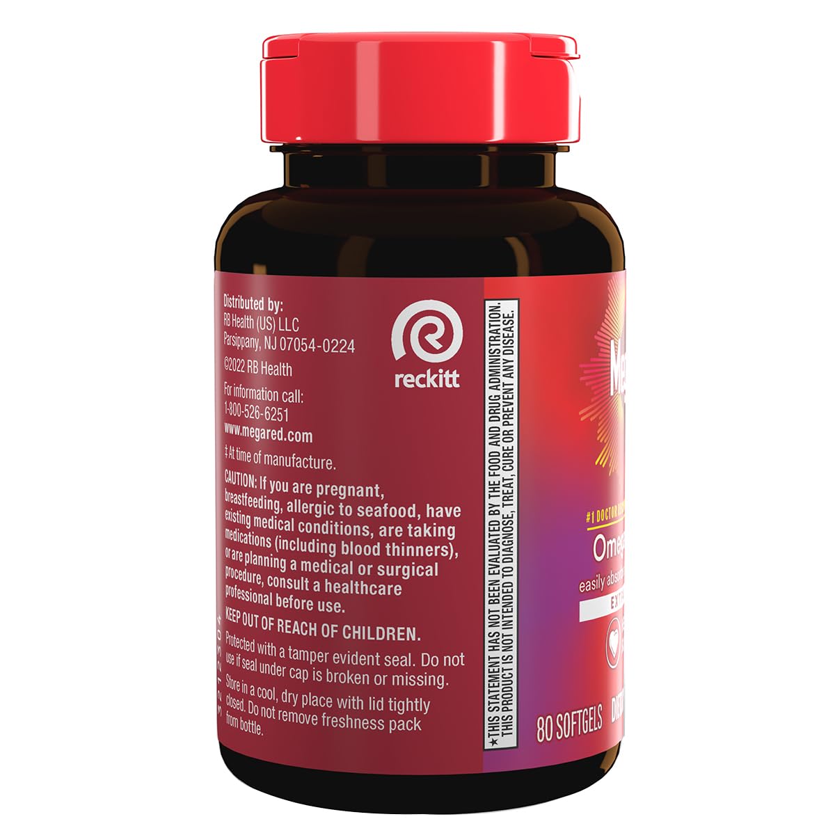 500mg Omega-3 Krill Oil Softgels 80 Count 2 Pack X12134