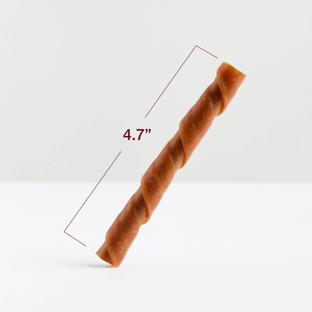 Peanut Butter Pork Flavor Rawhide-Free Dog Chews 6 Twistz I7685