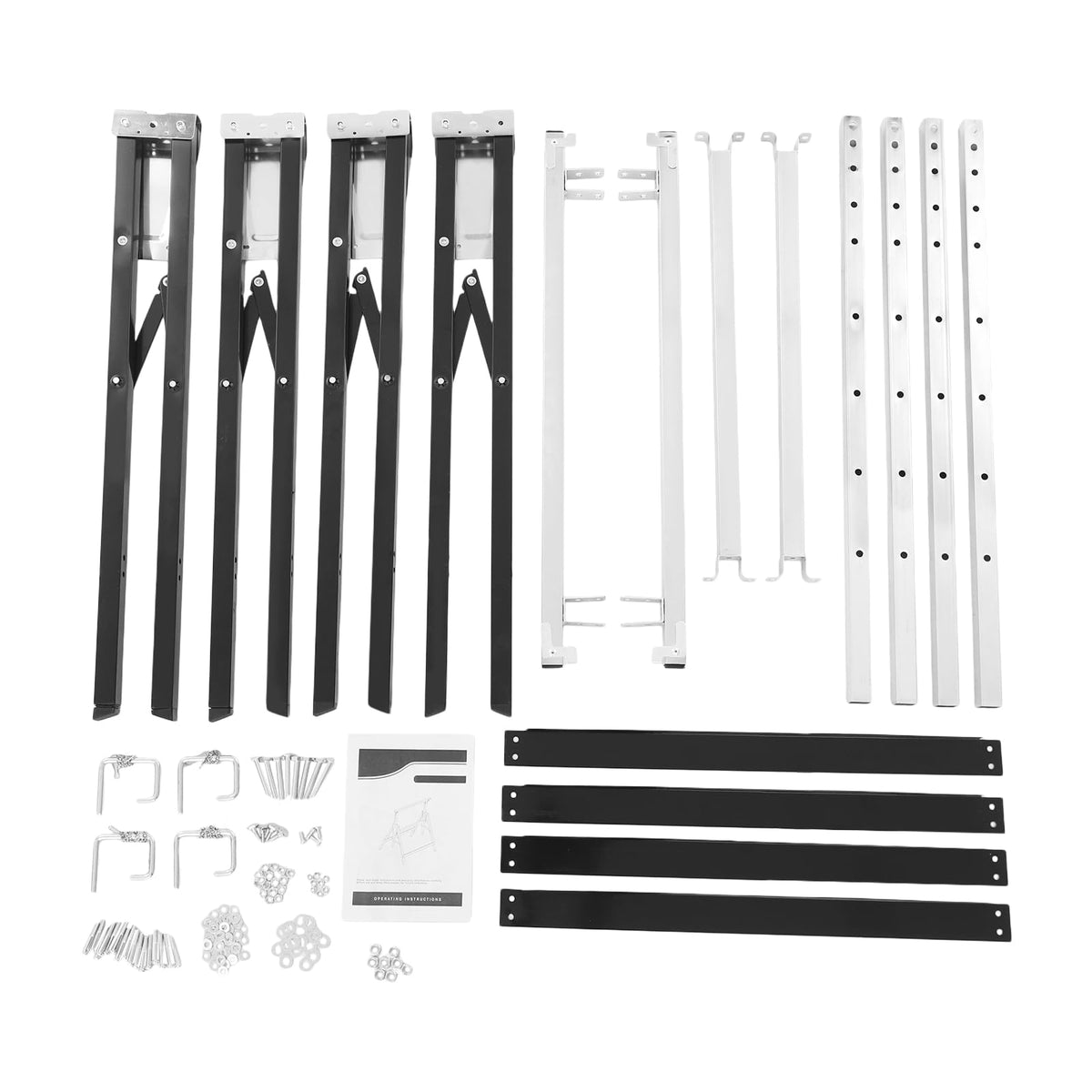Foldable Steel 2 Pack Adjustable Height Saw Horses O93318