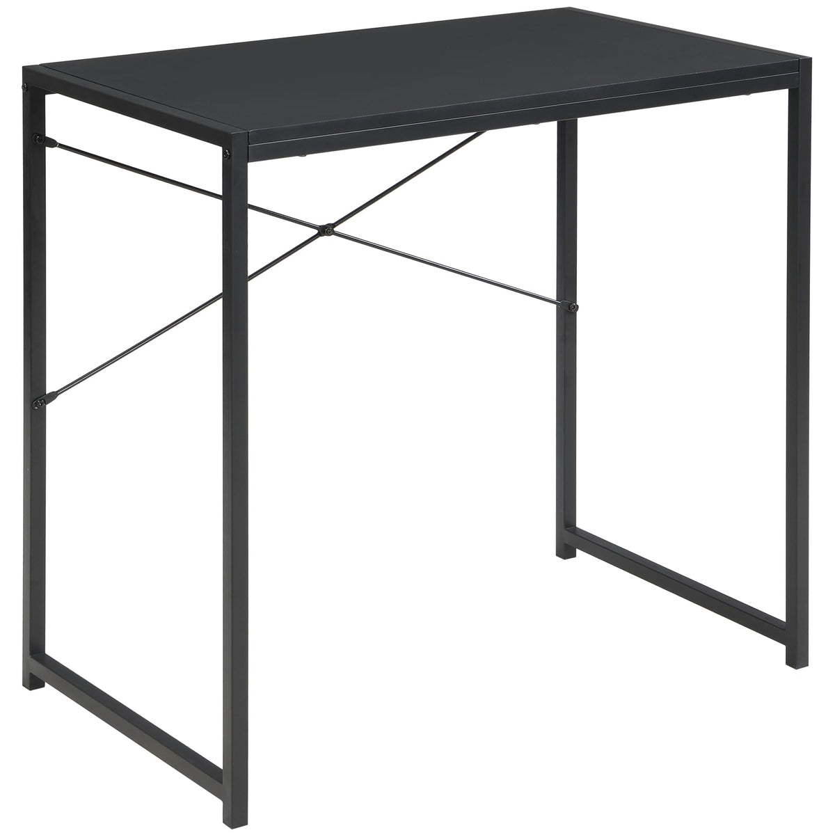 30 Inch Small Rectangular Computer Desk, Black T751894