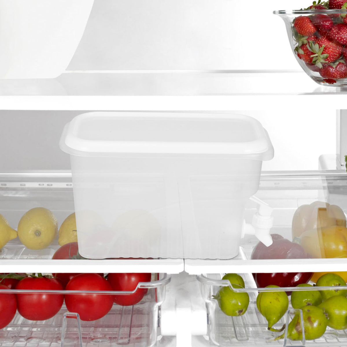 3.5L Plastic Beverage Dispenser with Faucet I424