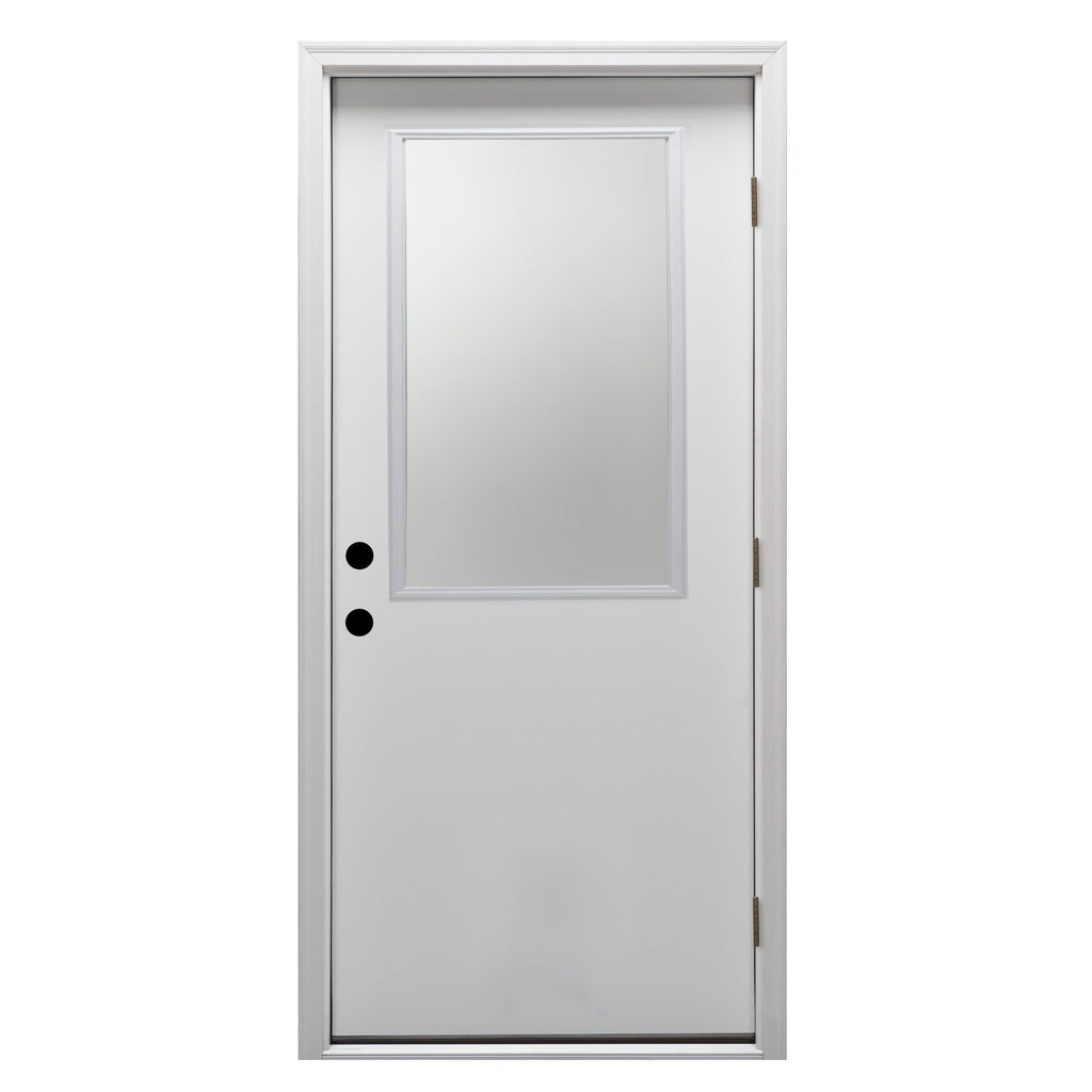Steel Left Hand Outswing Prehung Door 30"x80" X710