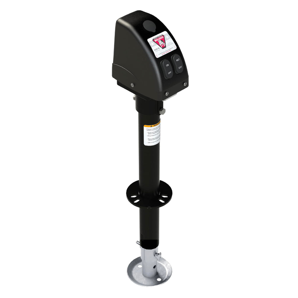 Powered Trailer Jack, A-Frame, 3,500 lbs. Lift Capacity, Bolt-On, 14 Inch Travel Z500