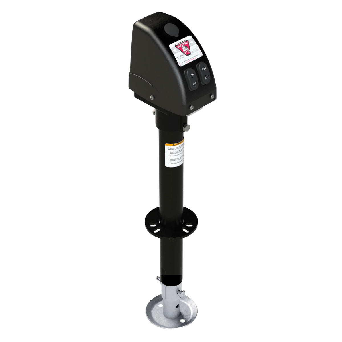 Powered Trailer Jack, A-Frame, 3,500 lbs. Lift Capacity, Bolt-On, 14 Inch Travel Z500