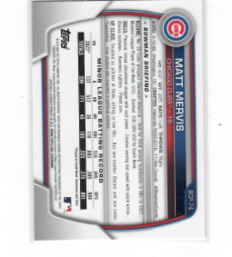 2023 Bowman Chrome Mega Box Prospects Mojo Refractor Baseball O400
