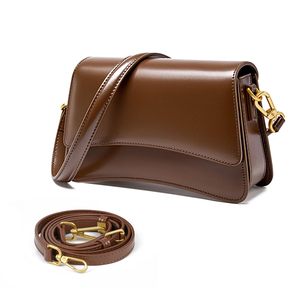Genuine Leather Crossbody Bag Q508