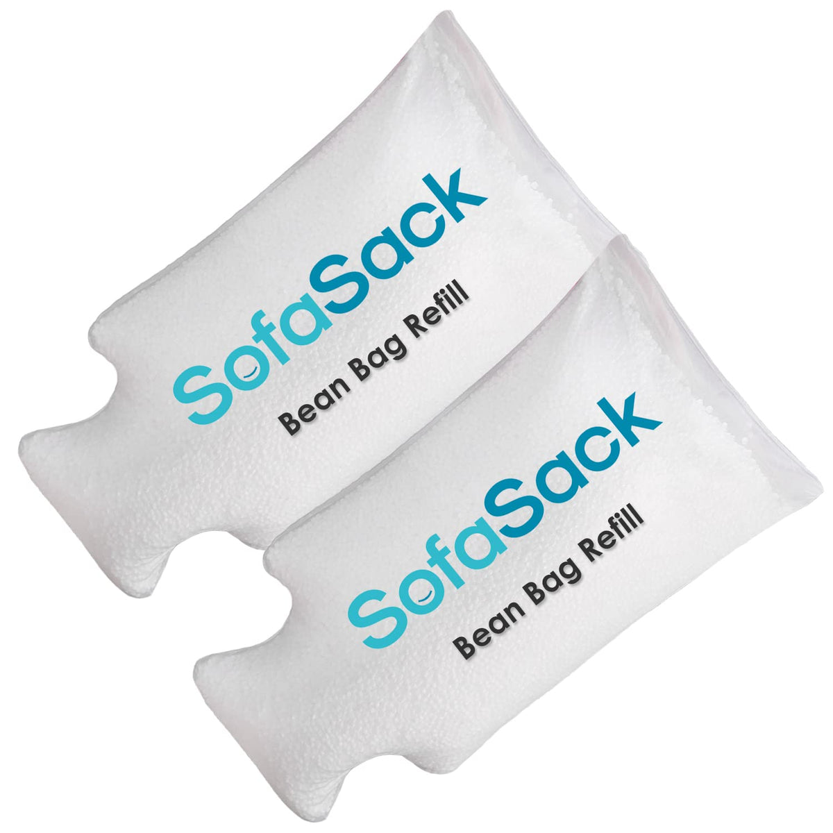 White Foam Filling Bean Bag Refill 100L 2Pk S18267