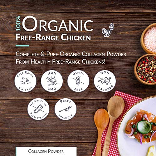 Organic Free Range Chicken Bone Broth Powder 1LB H349