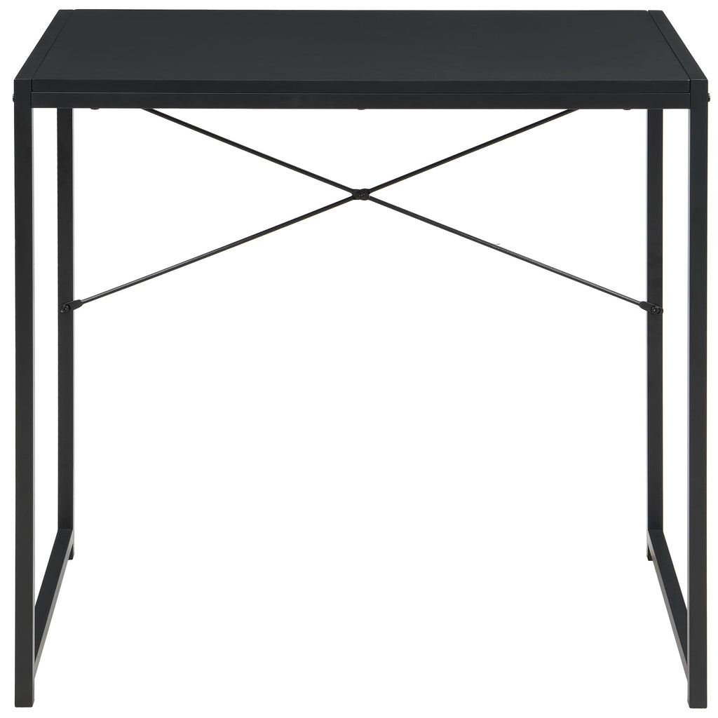 30 Inch Small Rectangular Computer Desk, Black T751894