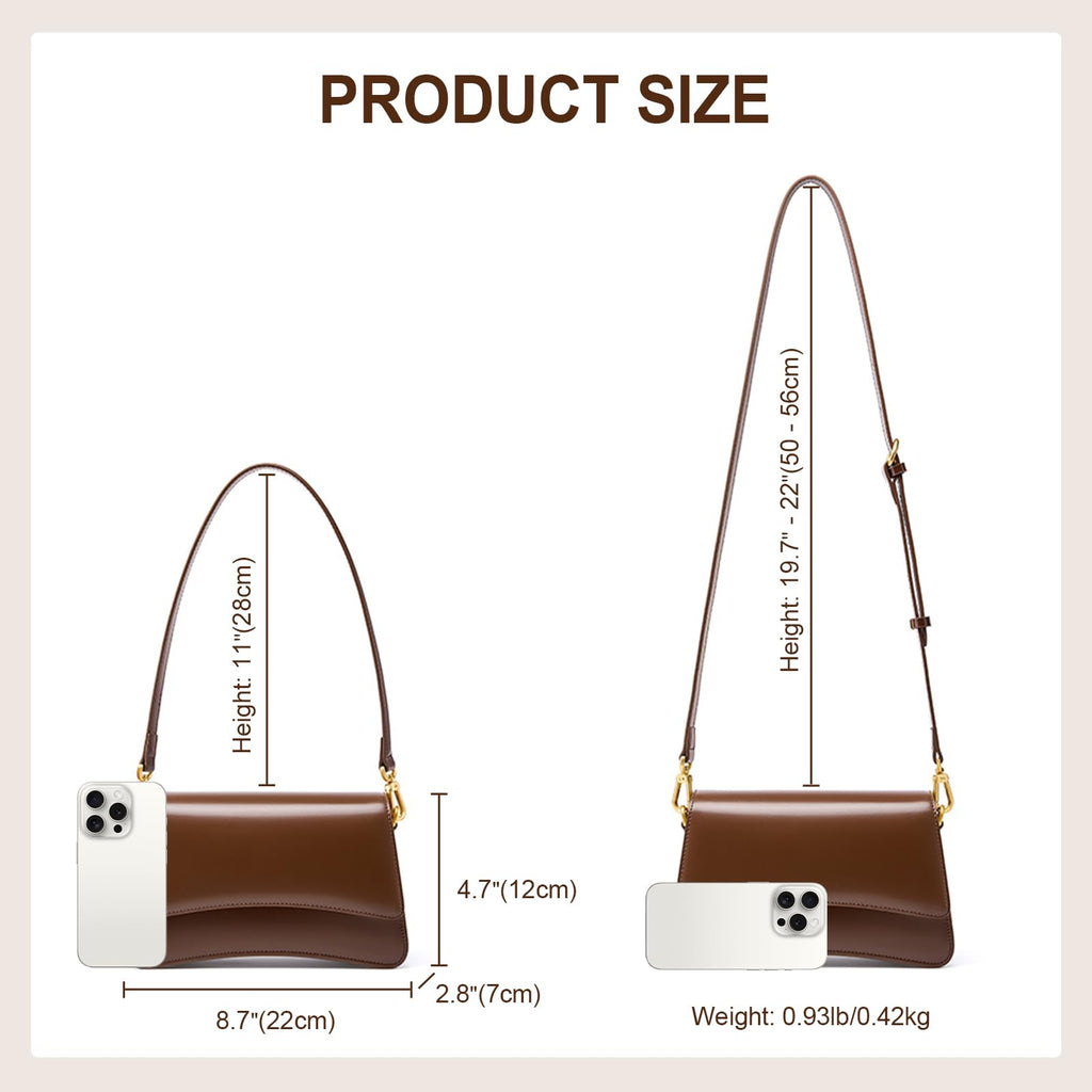 Genuine Leather Crossbody Bag Q508
