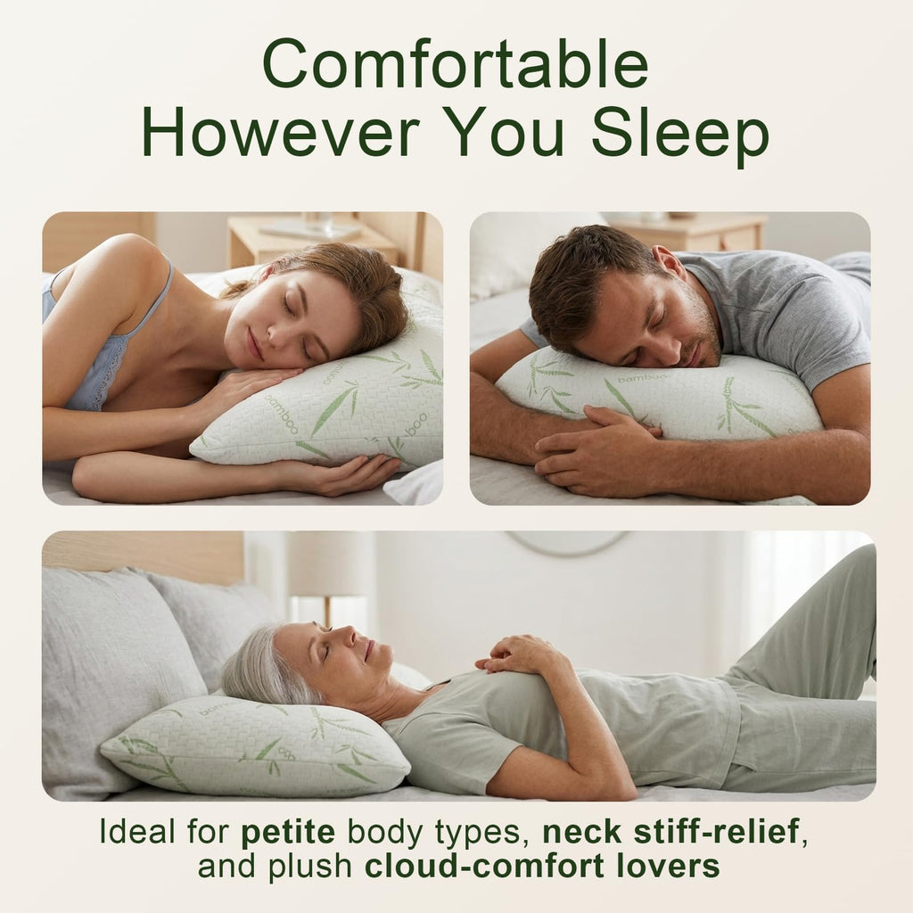 King Size Set of 2 Down Alternative Pillows Y1182