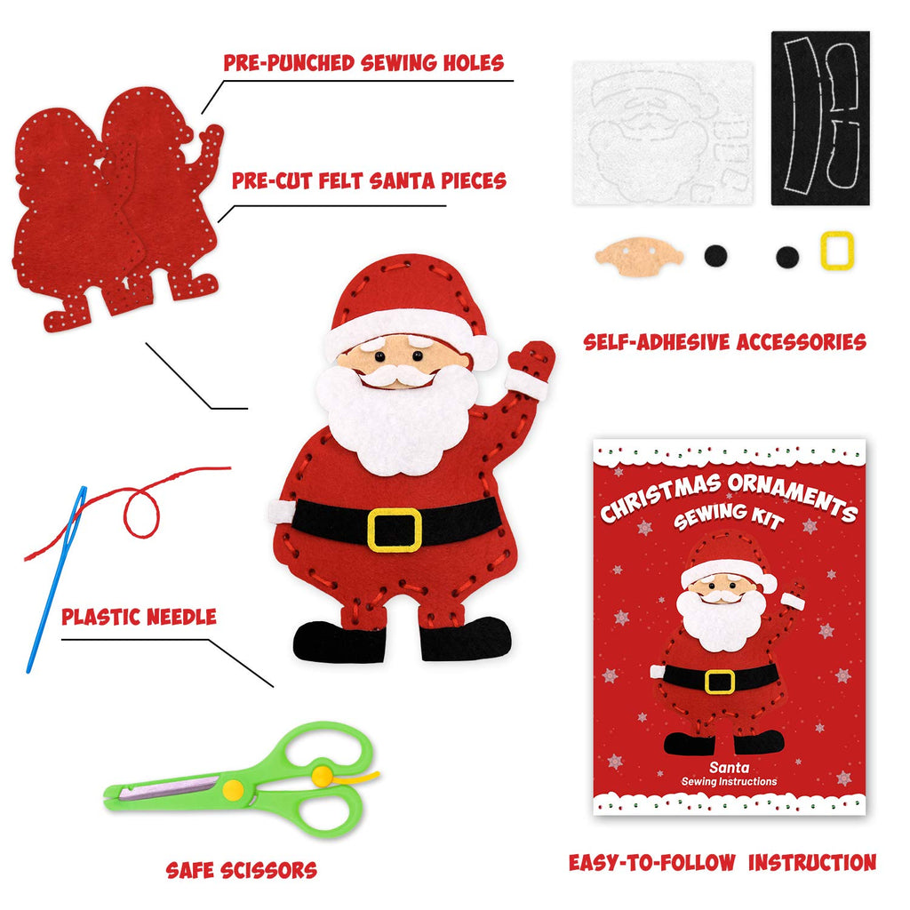 Christmas Sewing Kit for Kids S4256