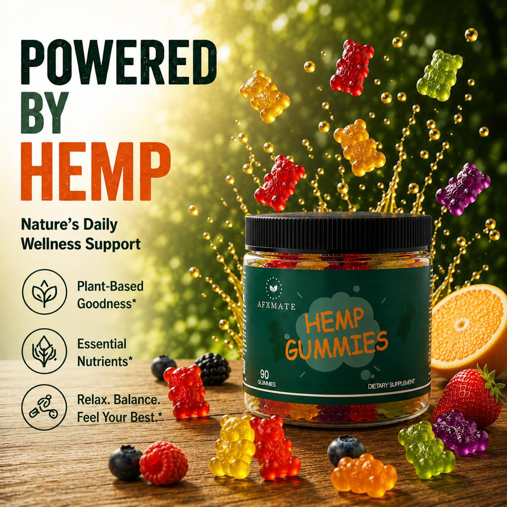 Hemp Gummies Fruit Flavored 90 Gummies M630