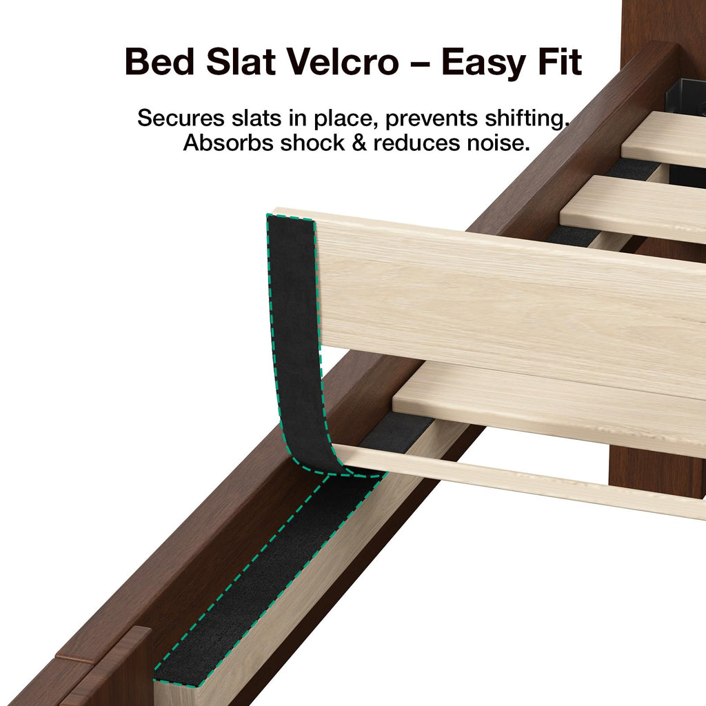 Queen Size Upholstered Bed Frame with Adjustable Headboard Y47897