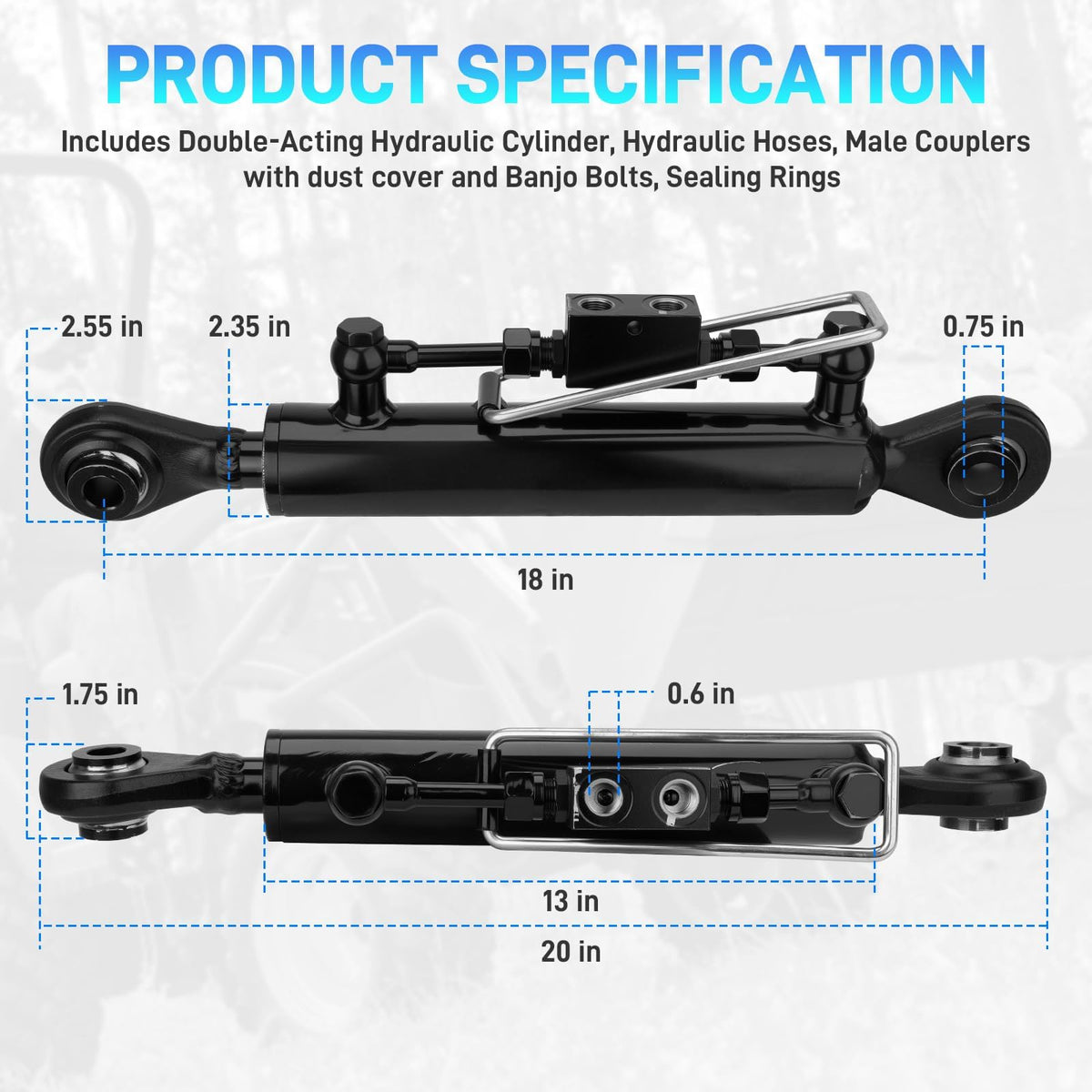Hydraulic Top Link Cat.1 R11459