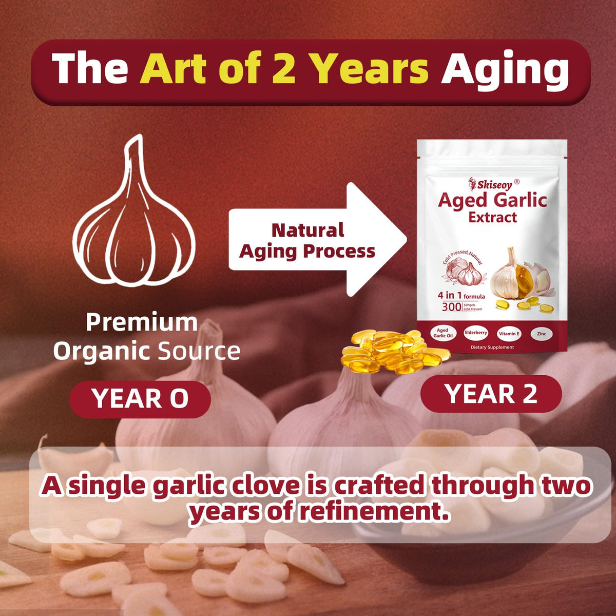 Aged Garlic Extract Vegetarian Softgels H404329
