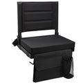 Bleachers Stadium Seat with Back Support and Cushion K4803