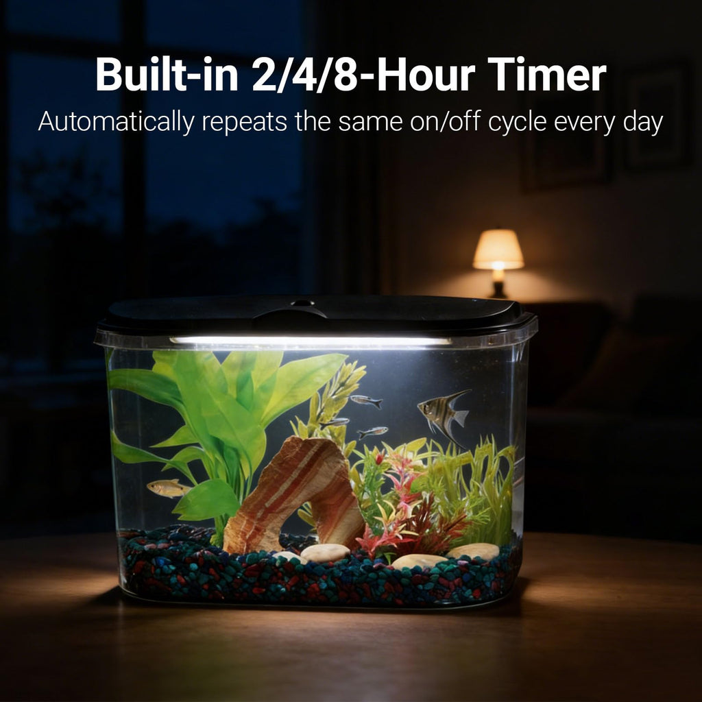 5-Gallon Aquarium Kit with LED Lighting and Power Filter M295361