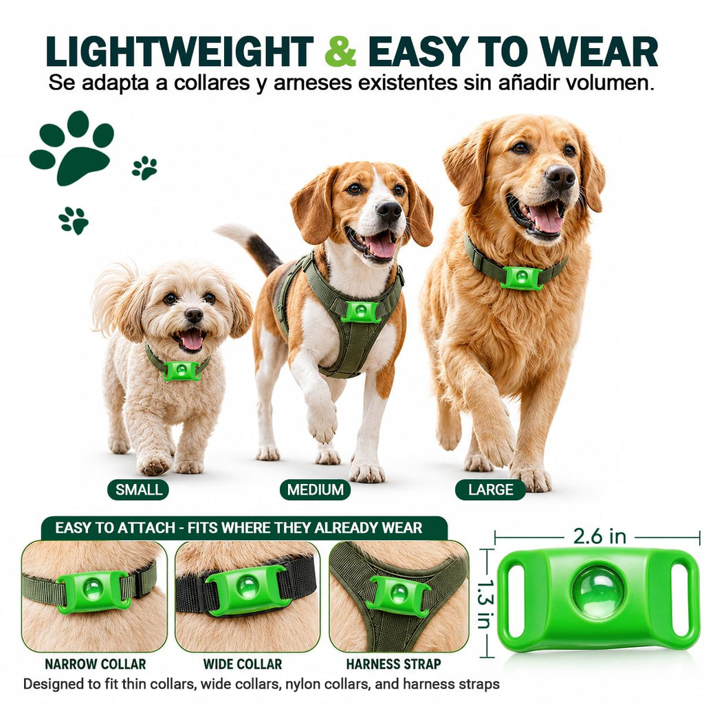 Flea and Tick Prevention Pendant for Dogs with 2 Pendants and 6 Refills Z431815