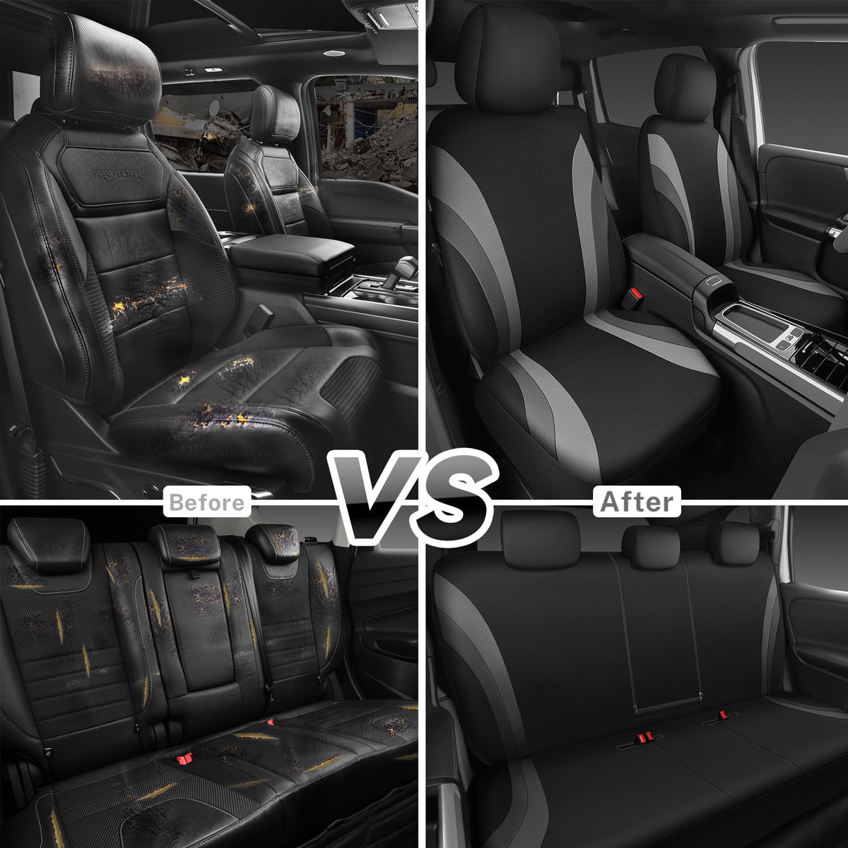 EVA Waterproof Car Seat Covers Full Set M541798