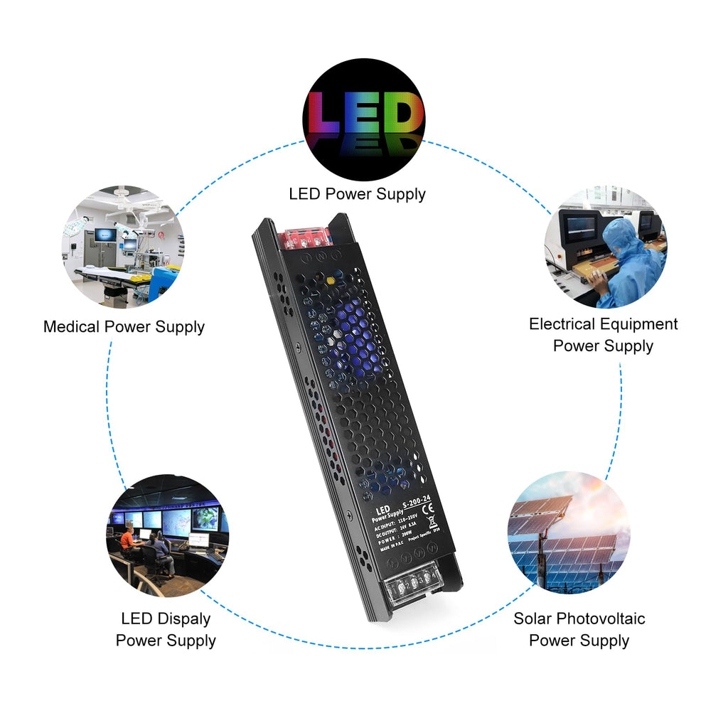 24V 200W Universal Regulated Switching Power Supply E32725
