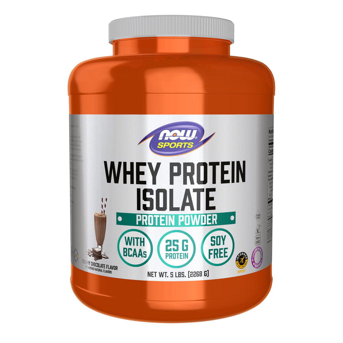 Whey Protein Isolate 25 g With BCAAs Chocolate 5 lbs L153313