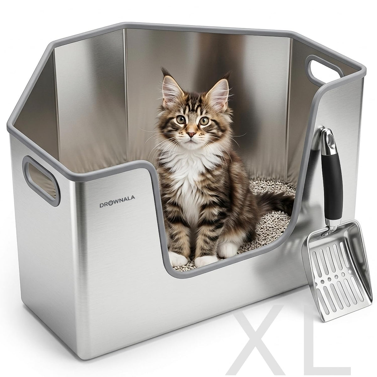 Stainless Steel Cat Litter Box A938