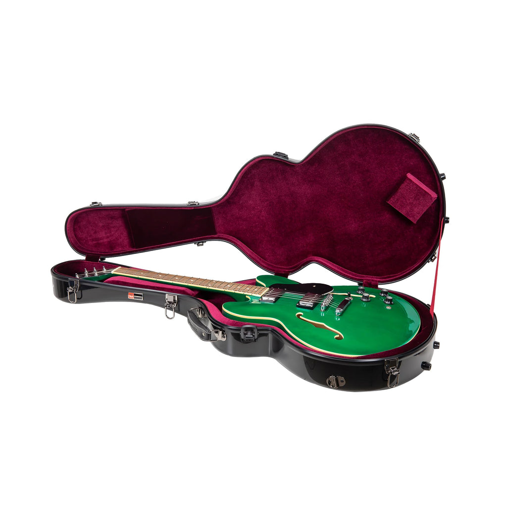 Black Fiberglass Semi-Hollow & Hollowbody Electric Guitar Case B646414
