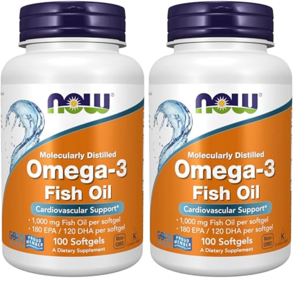 Omega-3 180 EPA / 120 DHA 100 Softgels Pack of 2 L765036