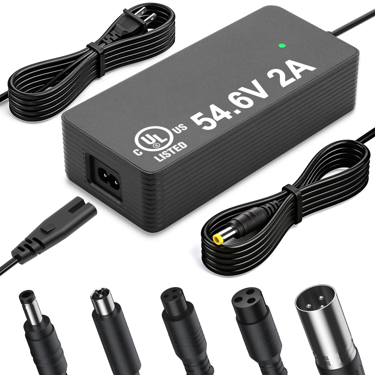 54.6V 2A Electric Bike Charger for 48V Lithium Battery R389