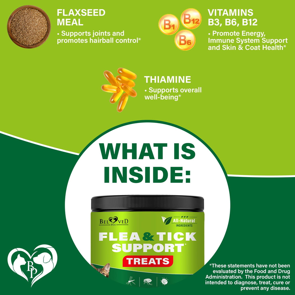 Chewable Flea and Tick Prevention Pills for Dogs and Cats M139
